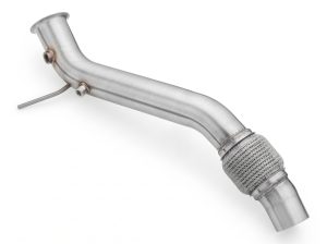 BMW E Series N47 downpipe by Falcon Turbos.
