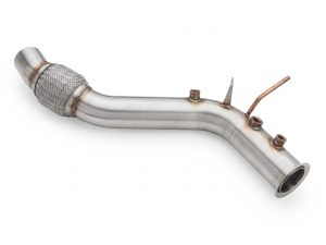 BMW N47N N47S1 F series downpipe by Falcon Turbos.