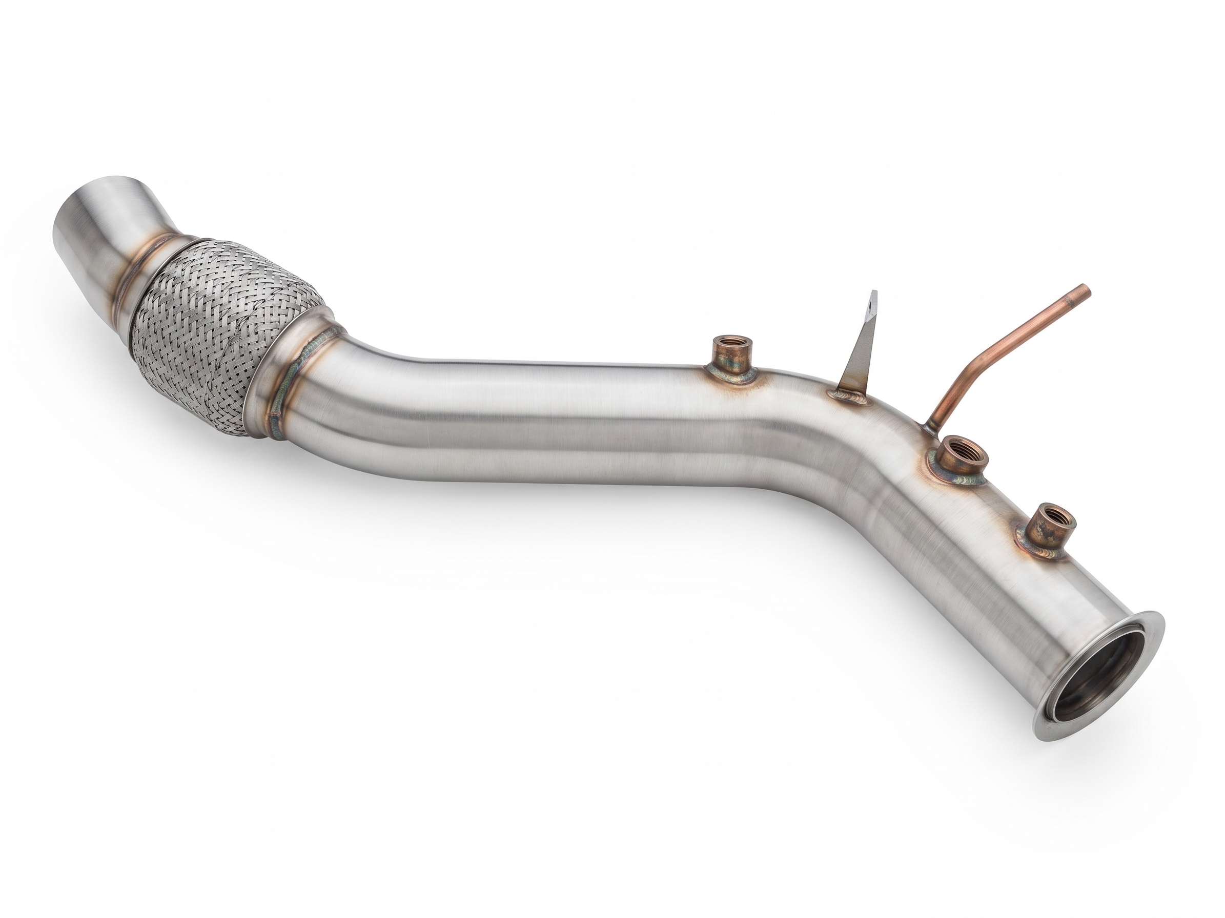 BMW N47N N47S1 F series downpipe by Falcon Turbos.
